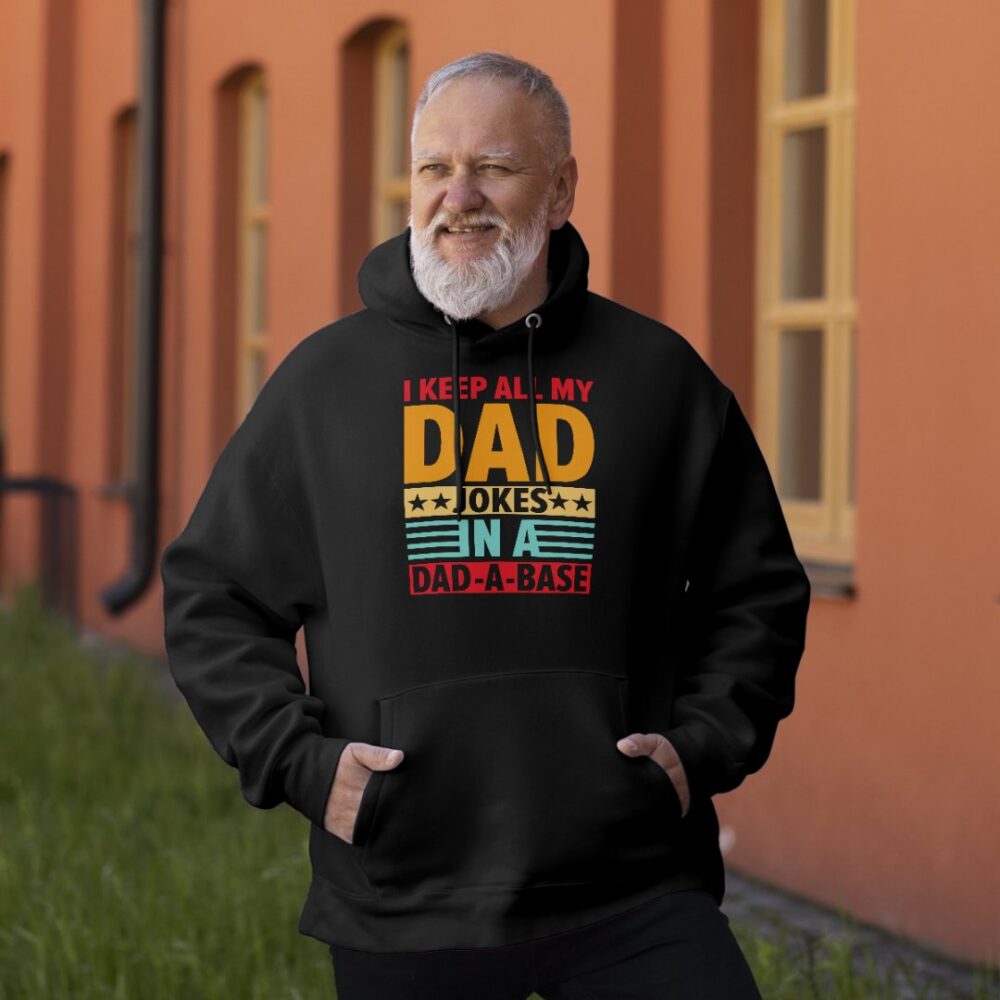 I Keep All My Dad Jokes T-shirt - Image 4
