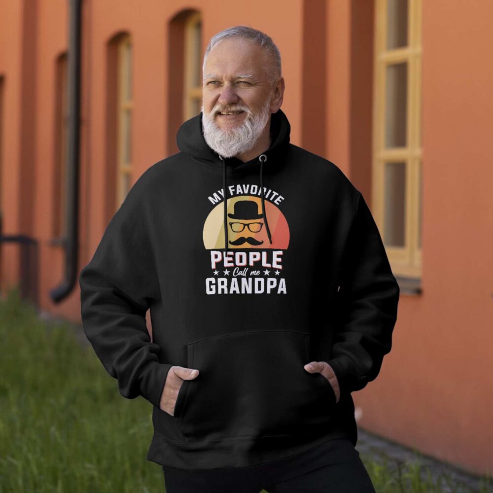 My Favorite People Call Me Grandpa T-shirt - Image 4