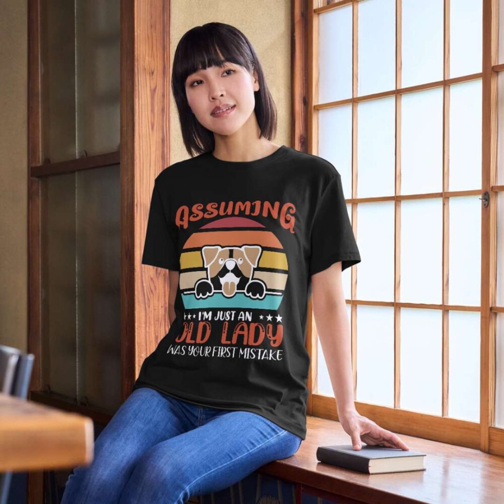 Assuming I'm Just An Old Lady Was Your First Mistake T-shirt - Image 2