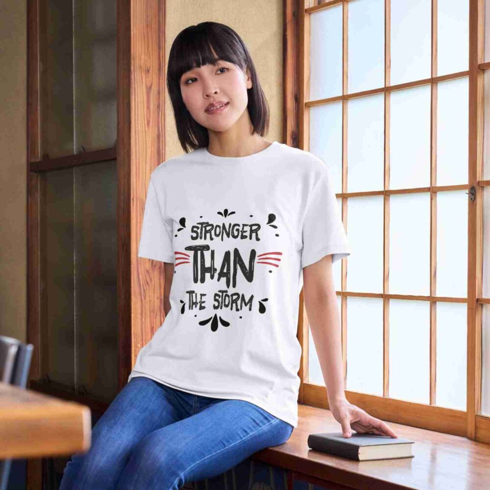 Stronger than the storm T-shirt - Image 2
