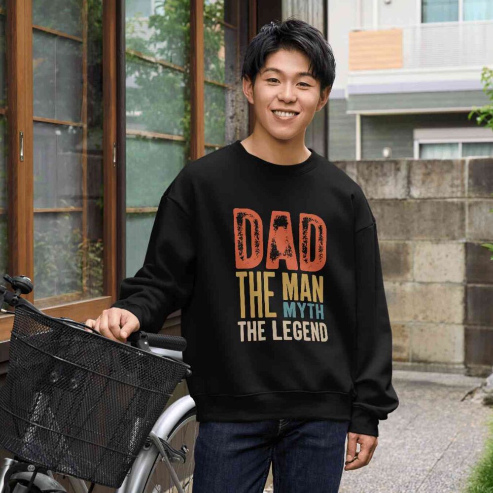 Dad The Man the Myth the legend T-shirt - Image 3