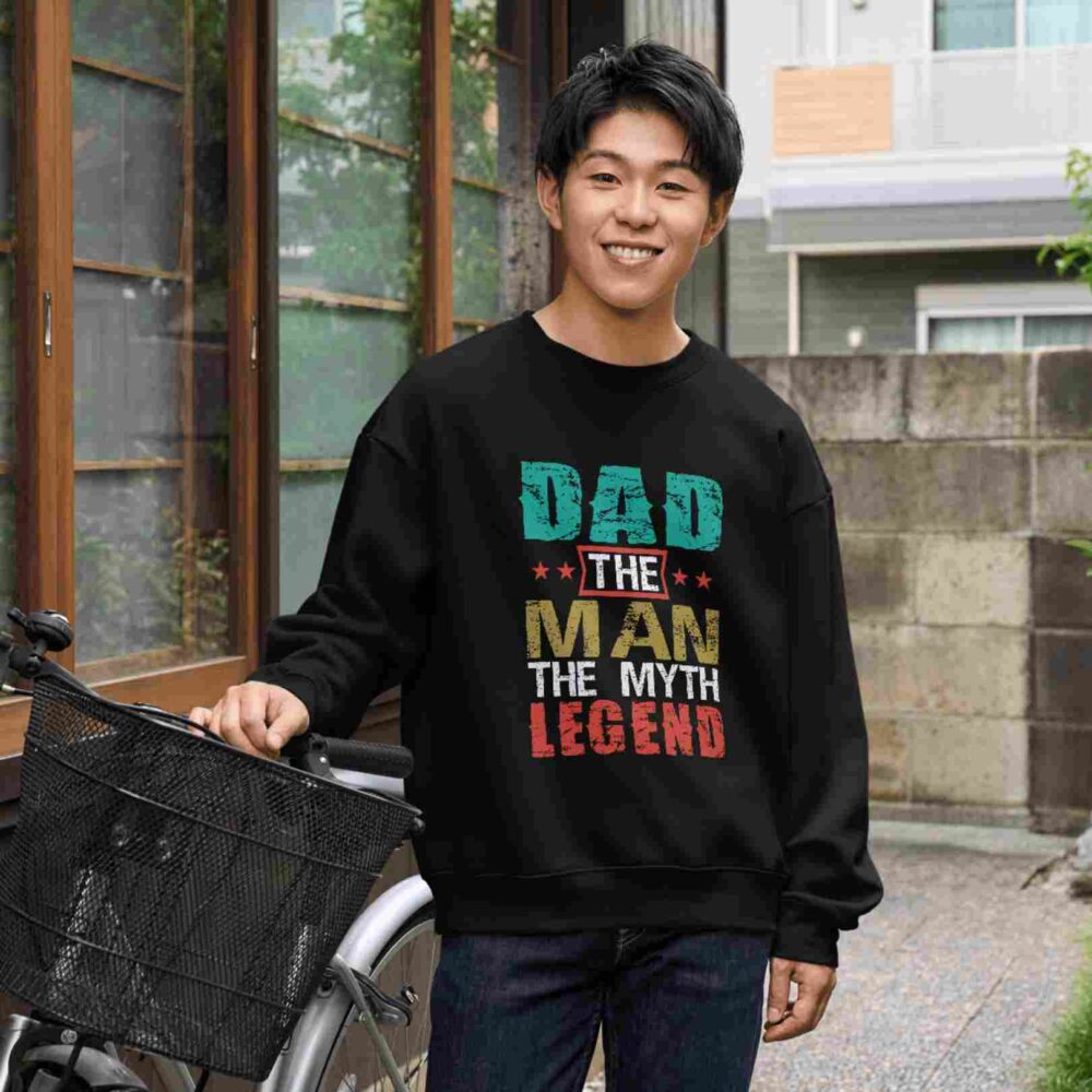 Dad The Man the Myth the legend T-shirt - Image 3