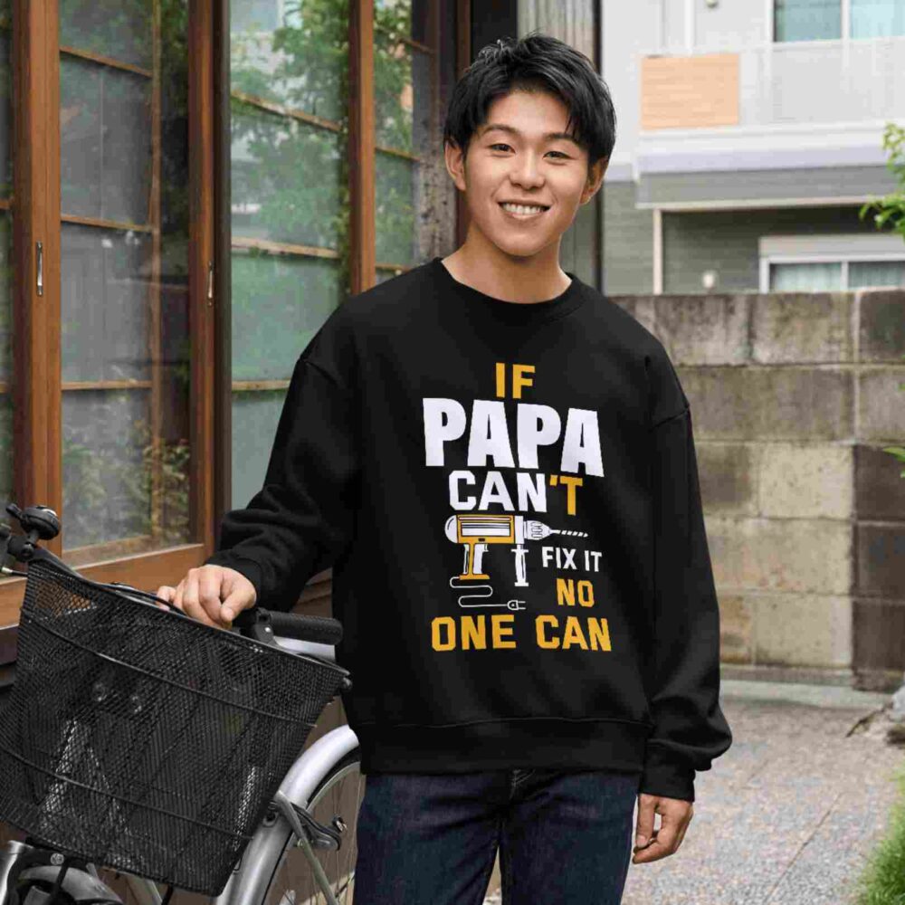 If Papa Can't Fix It No One Can T-shirt - Image 3