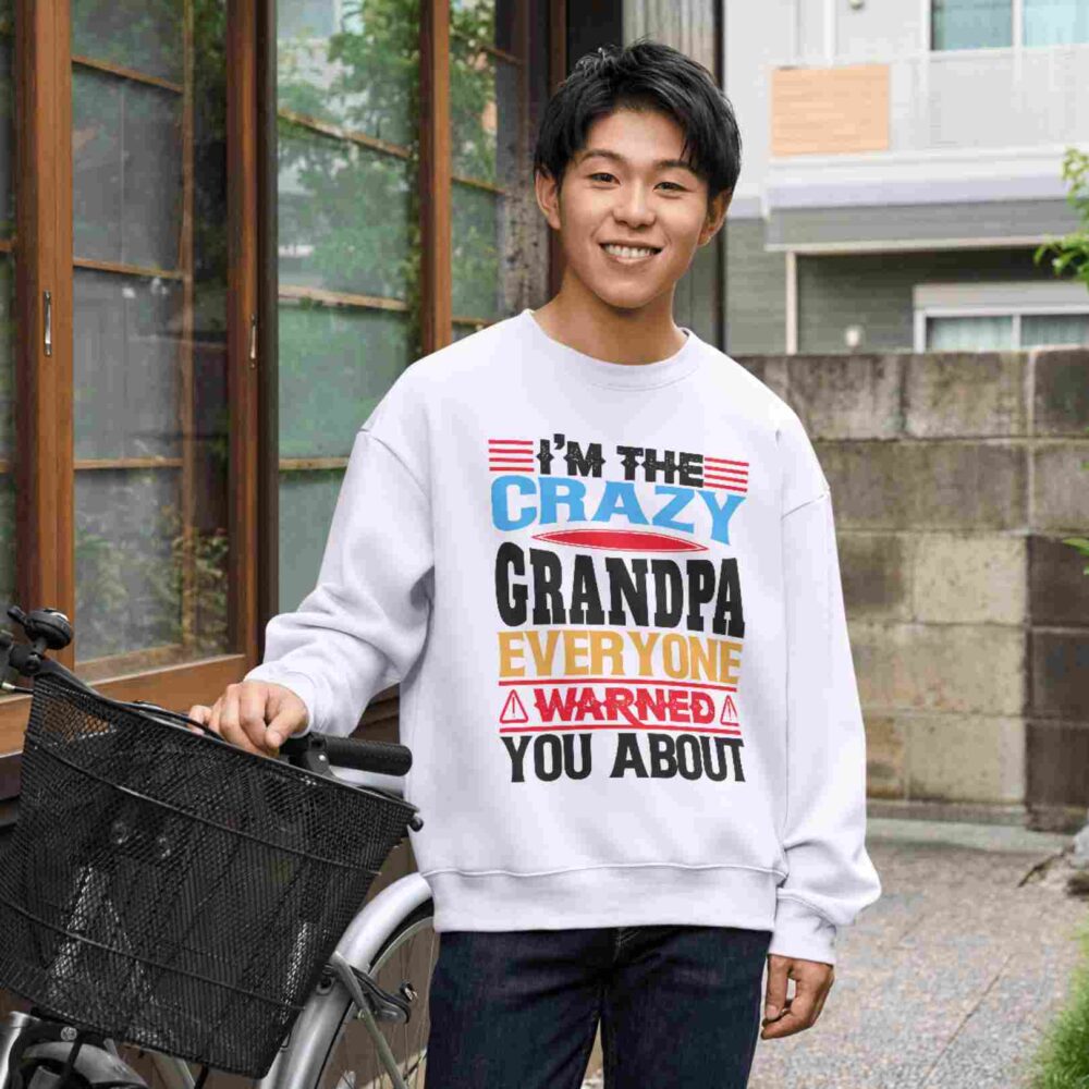 I'm The Crazy Grandpa Everyone Warned You About T-shirt - Image 3