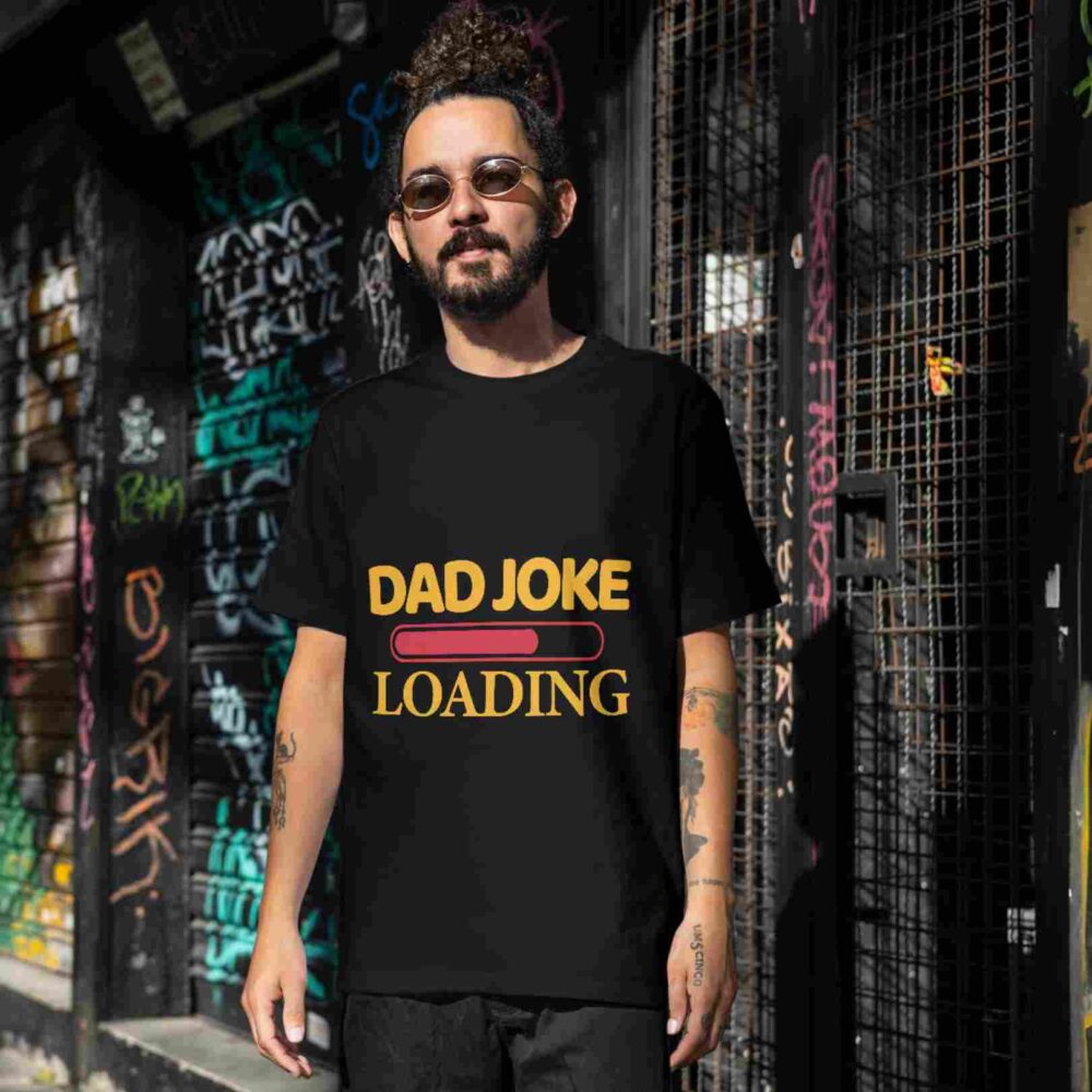 Dad joke Loading T-shirt - Image 2