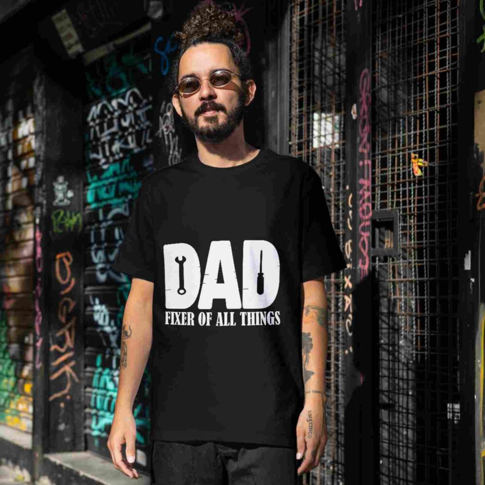 Dad fixer of all things T-shirt - Image 2