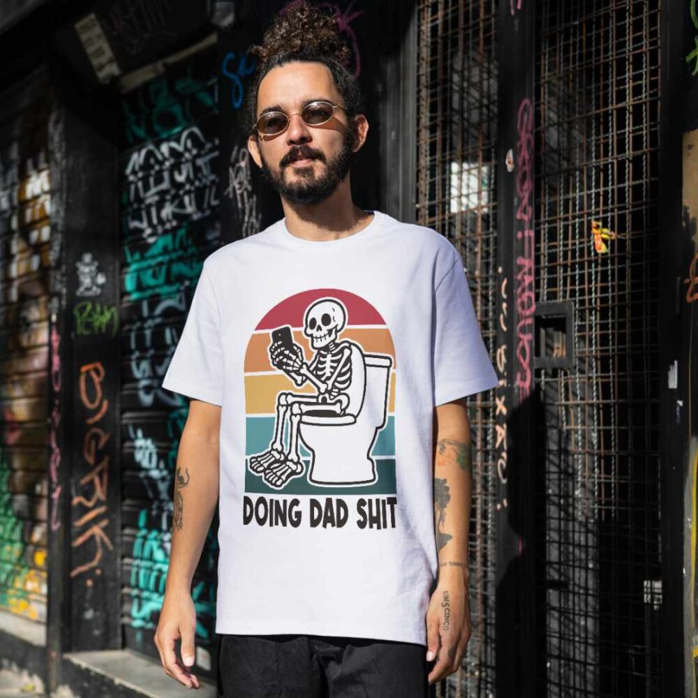 Doing Dad Shit T-shirt - Image 2