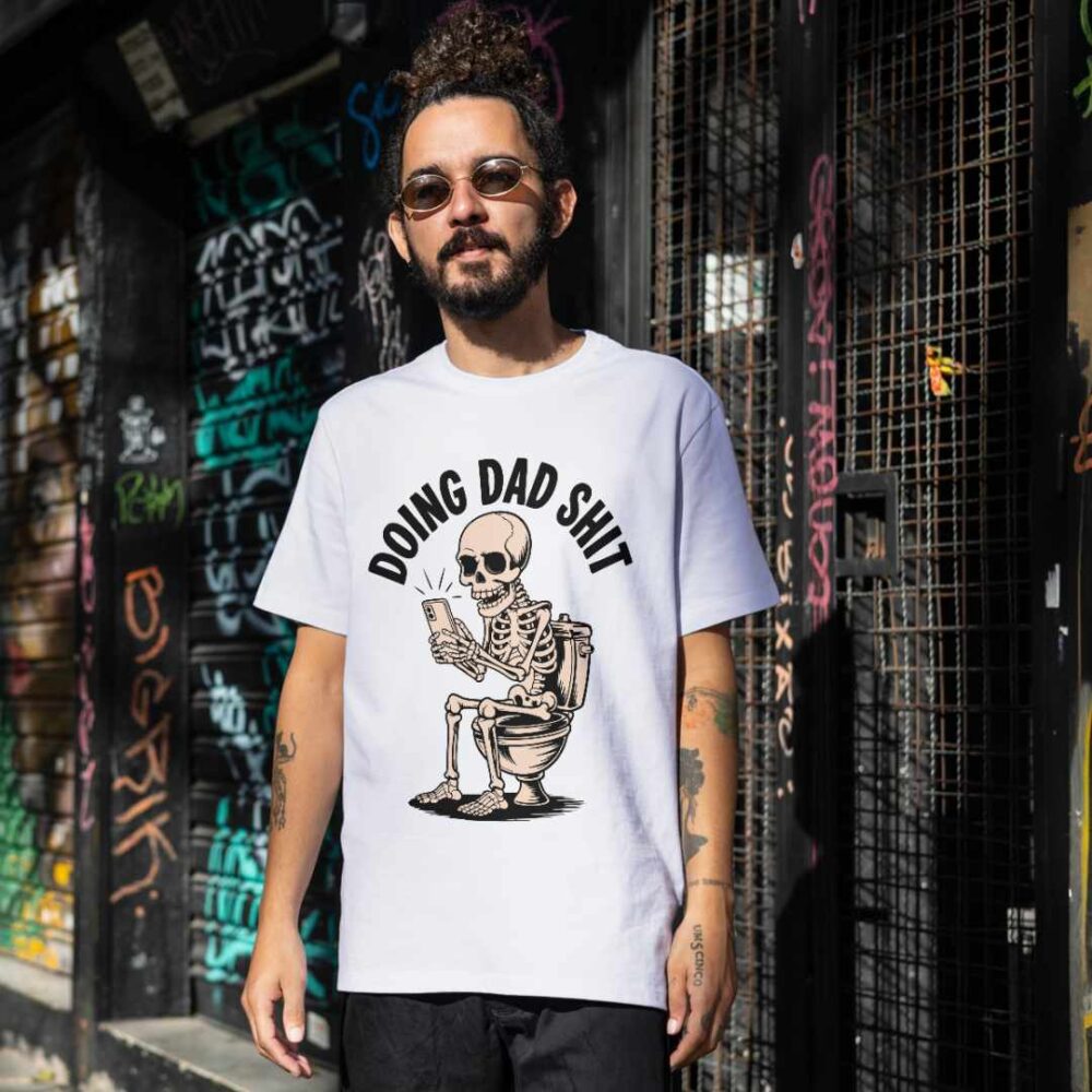 Doing Dad Shit T-shirt - Image 2