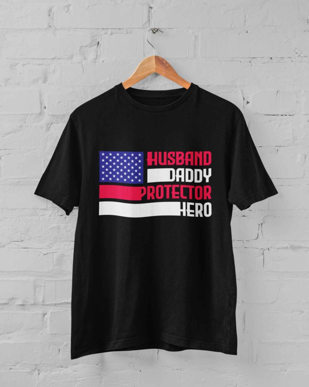 Husband  Daddy  Protector  Hero T-shirt
