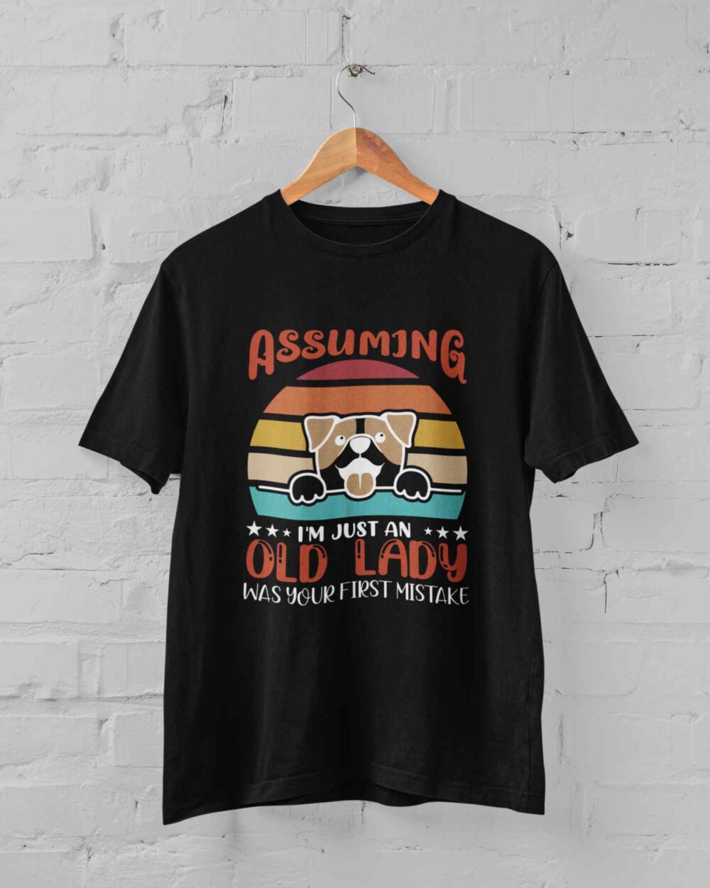 Assuming I'm Just An Old Lady Was Your First Mistake T-shirt