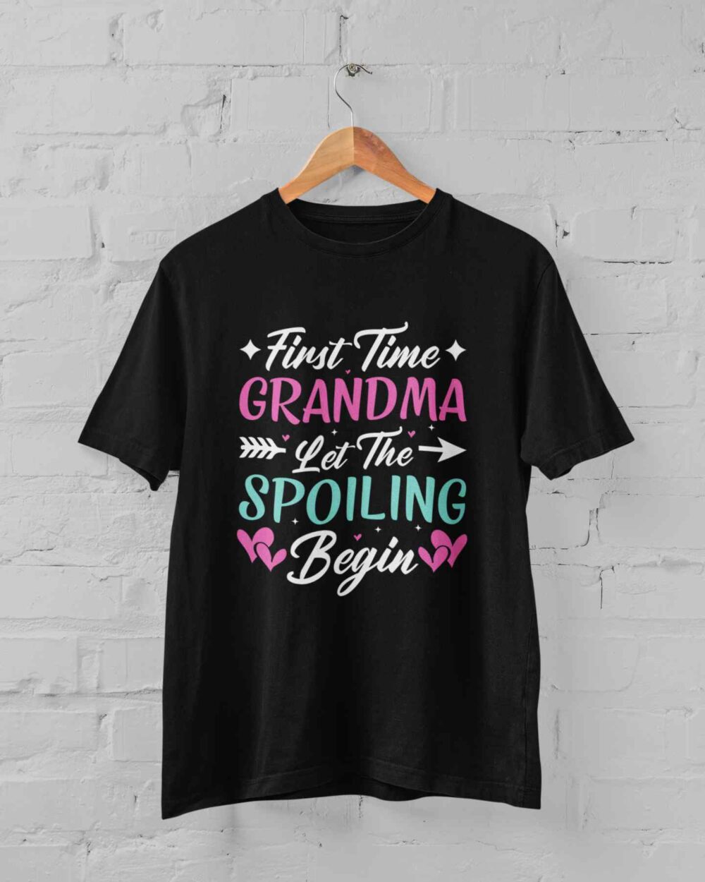 First Time Grandma Let The Spoiling Begin T-shirt